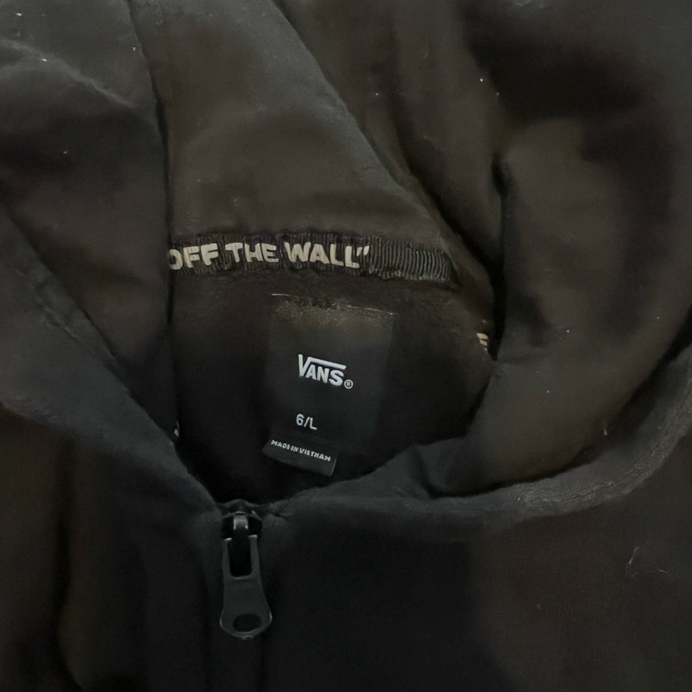 Vans Halloween spiderweb kids hoodie 6/Large fit is 5/6 - Picture 4 of 7